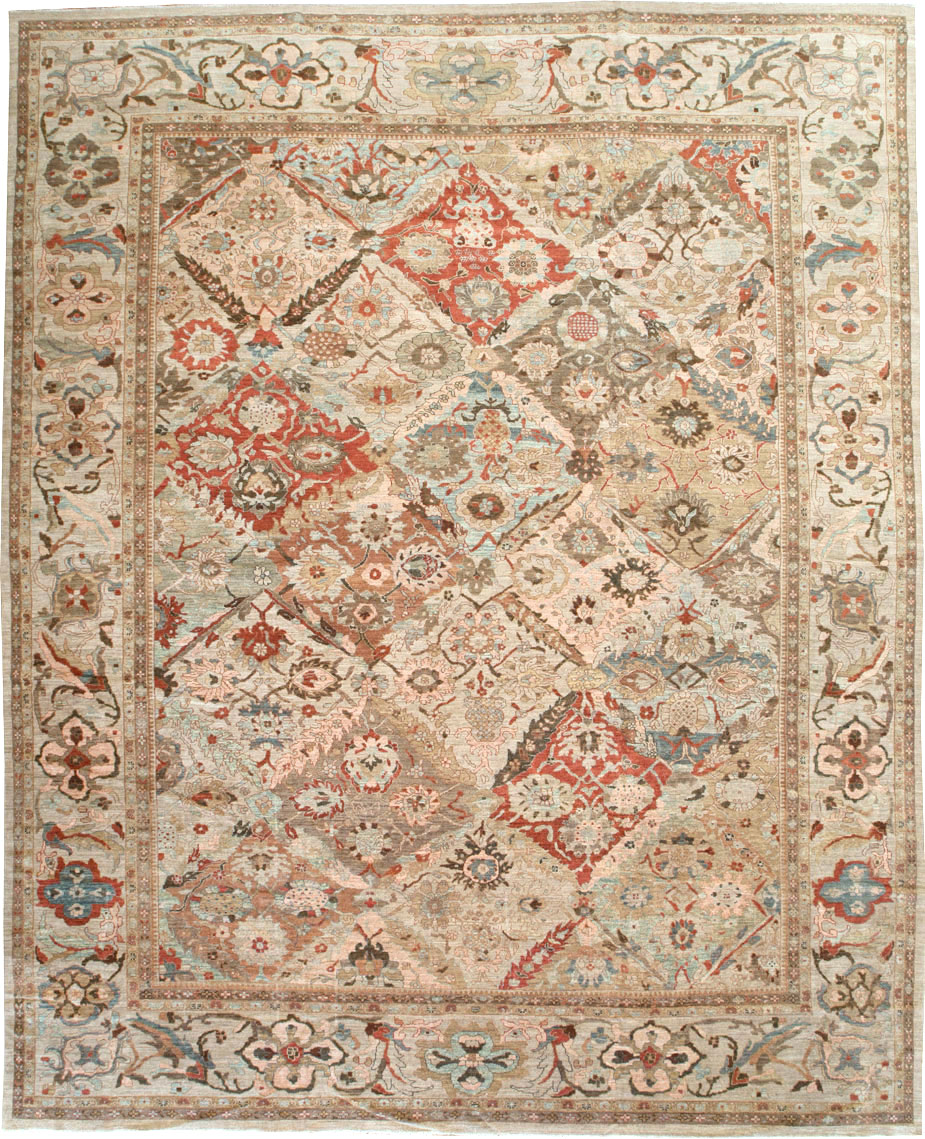Modern Persian Sultanabad Oversize Carpet, No.25072 - Staging