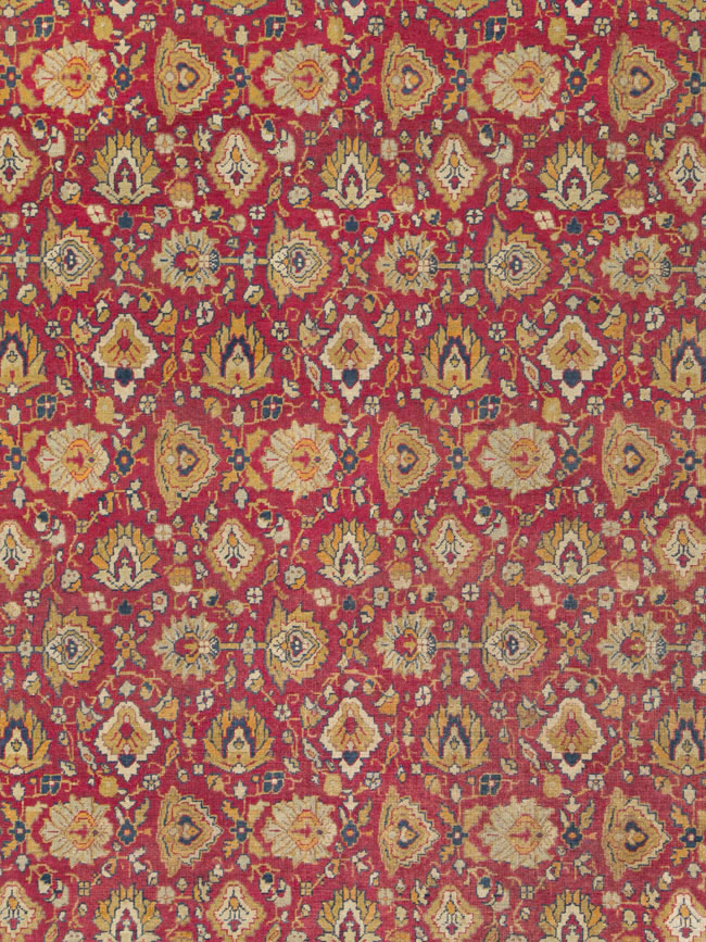 Antique Indian Lahore Carpet, No.25075 - Staging