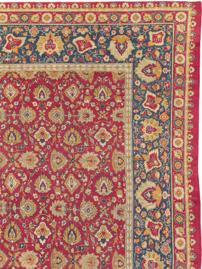 Antique Indian Lahore Carpet, No.25075 - Staging