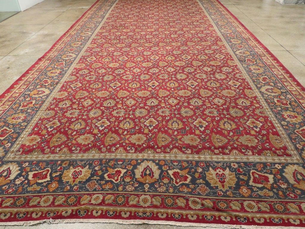 Antique Indian Lahore Carpet, No.25075 - Staging