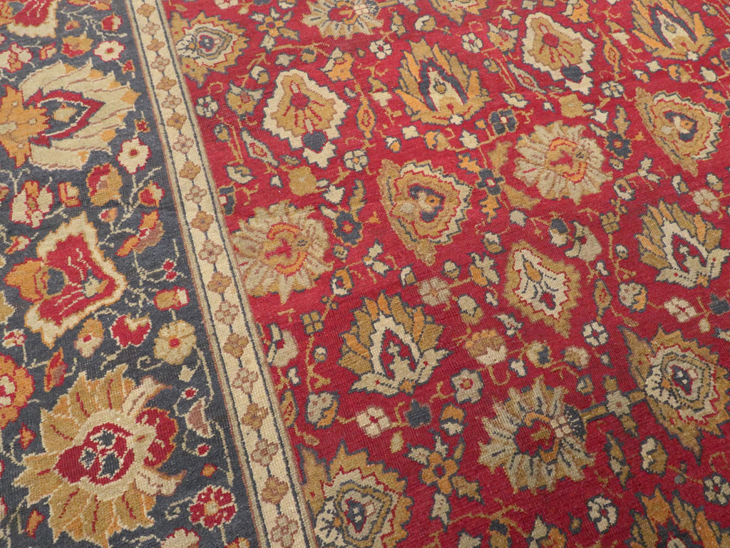 Antique Indian Lahore Carpet, No.25075 - Staging