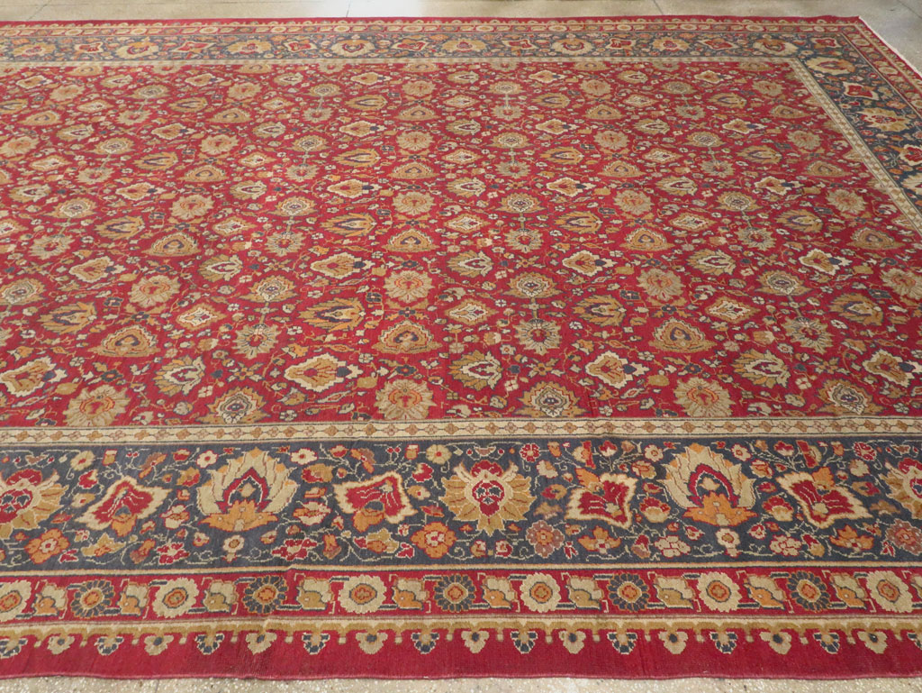 Antique Indian Lahore Carpet, No.25075 - Staging