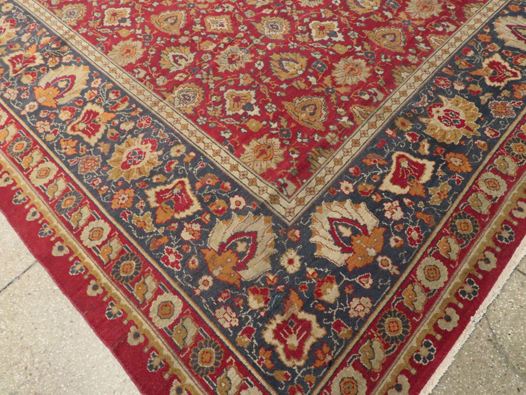 Antique Indian Lahore Carpet, No.25075 - Staging