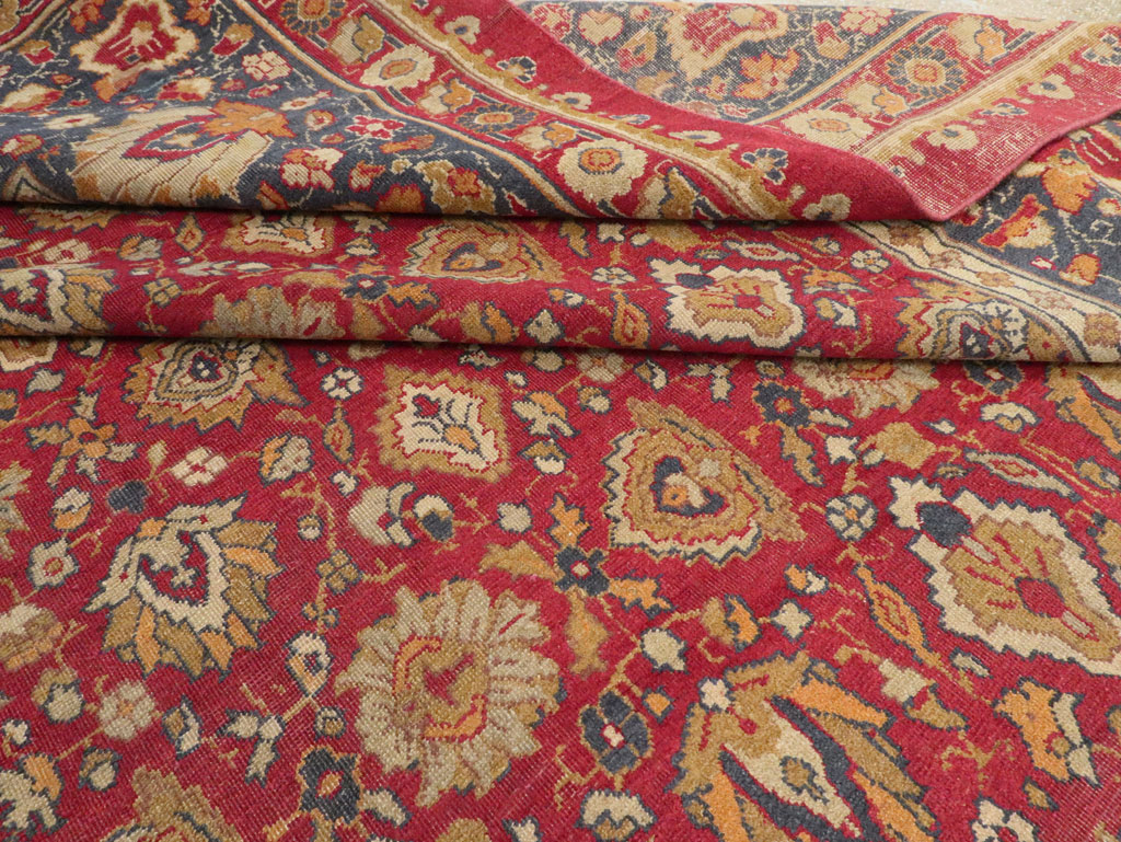 Antique Indian Lahore Carpet, No.25075 - Staging