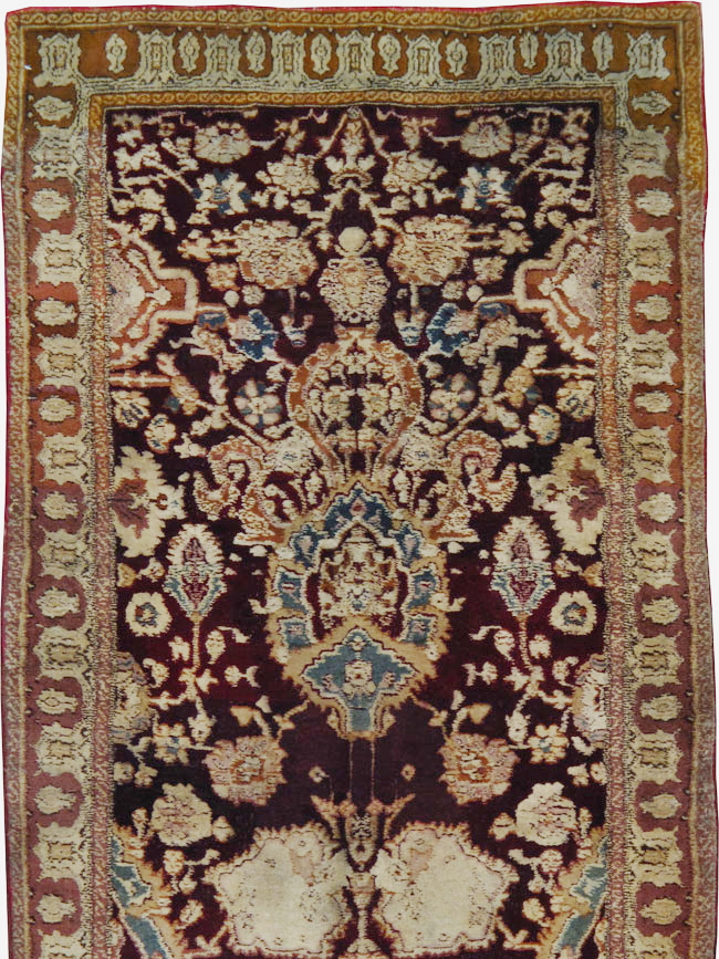Antique Indian Agra Runner, No.25076 - Staging