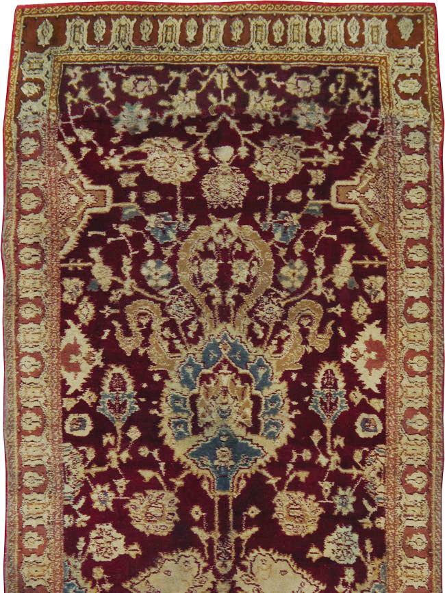 Antique Indian Agra Runner, No.25076 - Staging