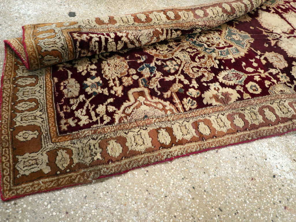 Antique Indian Agra Runner, No.25076 - Staging
