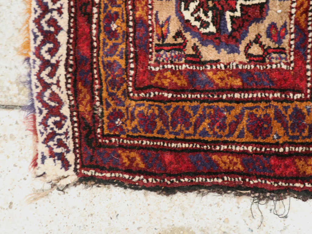 Vintage Persian Bag Face, No.25077 - Staging