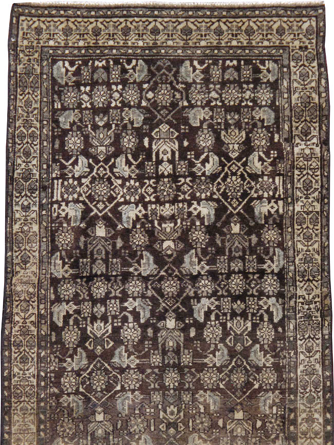 Vintage Persian Malayer Rug, No.25079 - Staging