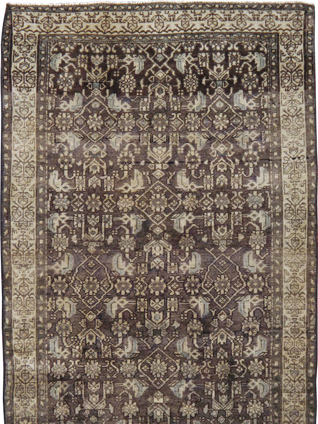 Vintage Persian Malayer Rug, No.25079 - Staging