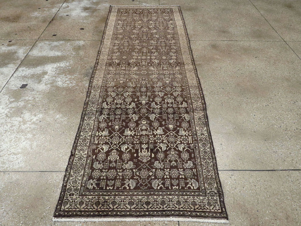 Vintage Persian Malayer Rug, No.25079 - Staging