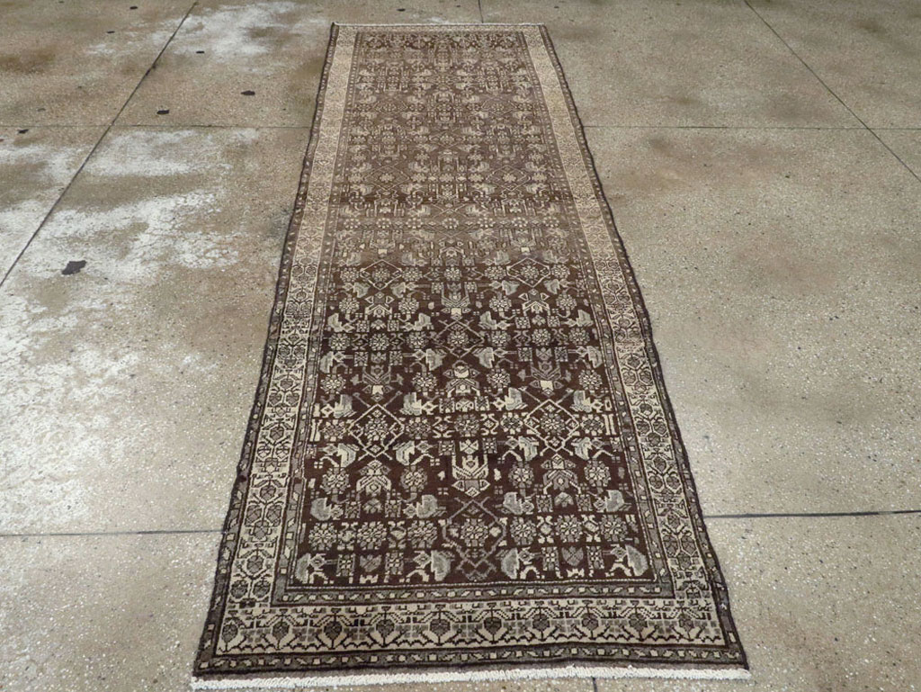 Vintage Persian Malayer Rug, No.25079 - Staging