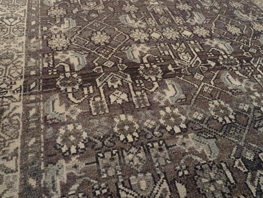 Vintage Persian Malayer Rug, No.25079 - Staging