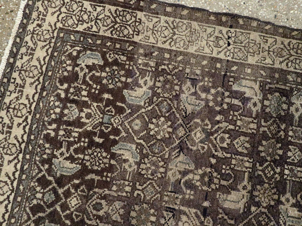 Vintage Persian Malayer Rug, No.25079 - Staging