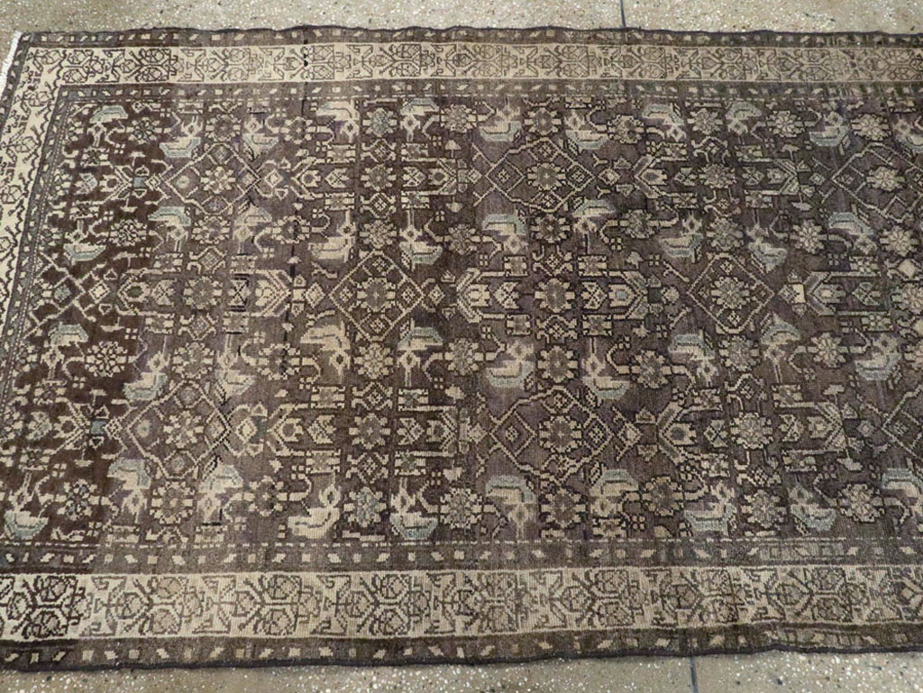 Vintage Persian Malayer Rug, No.25079 - Staging