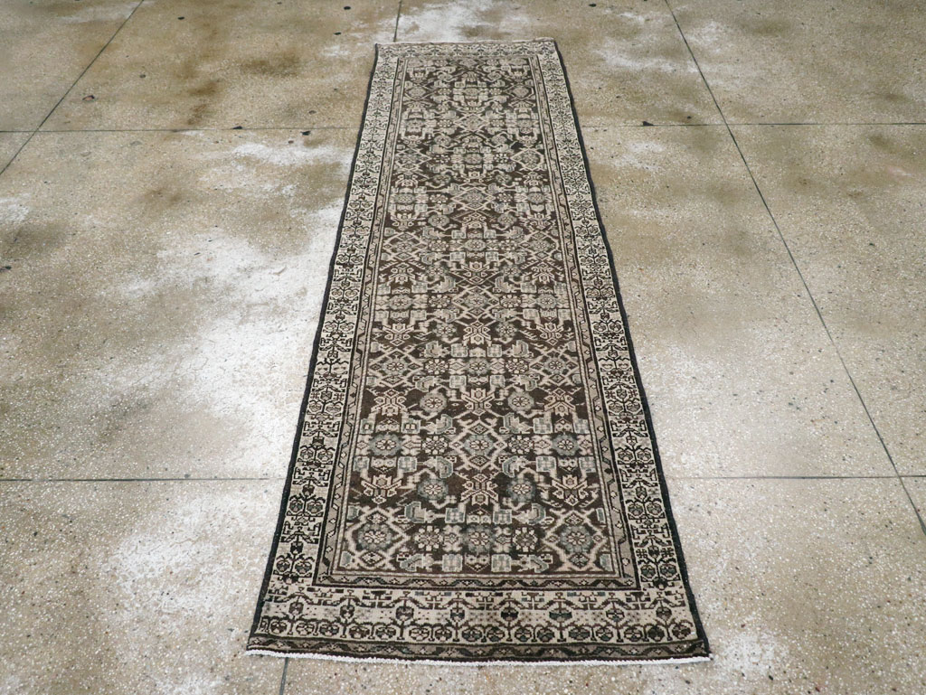 Vintage Persian Malayer Runner, No.25080 - Staging