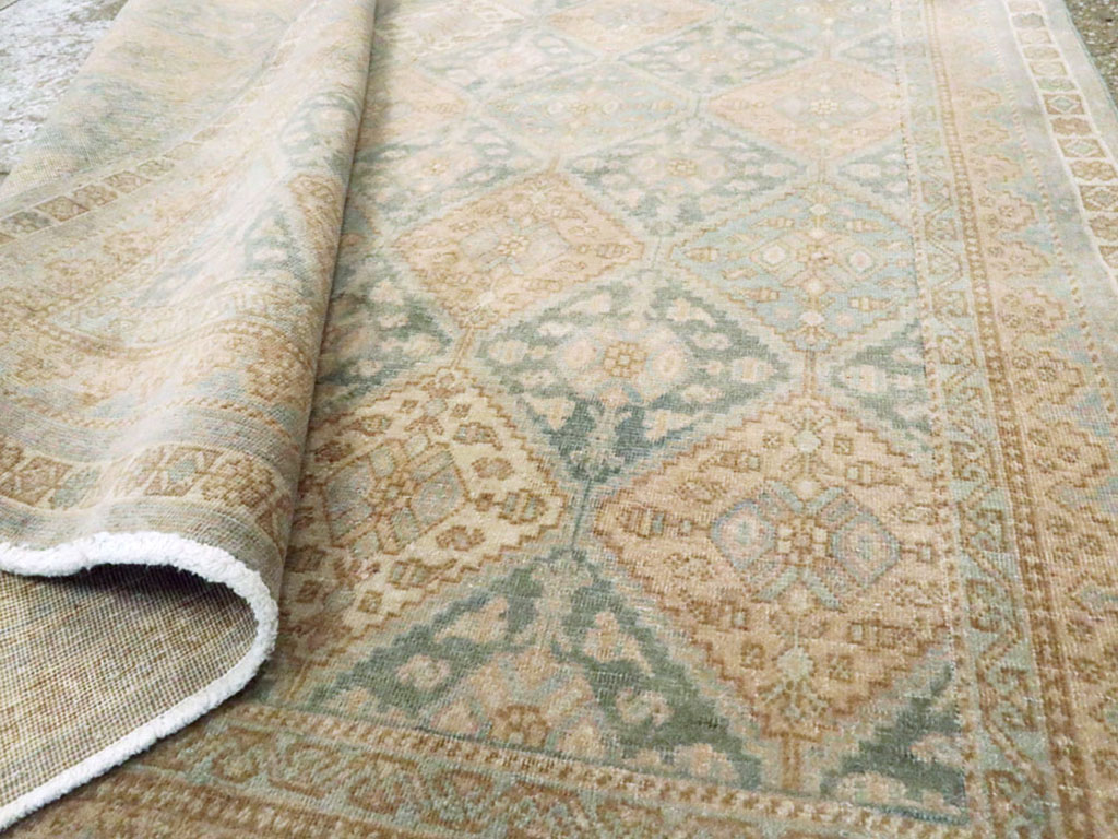 Vintage Persian Afshar Rug, No.25082 - Staging