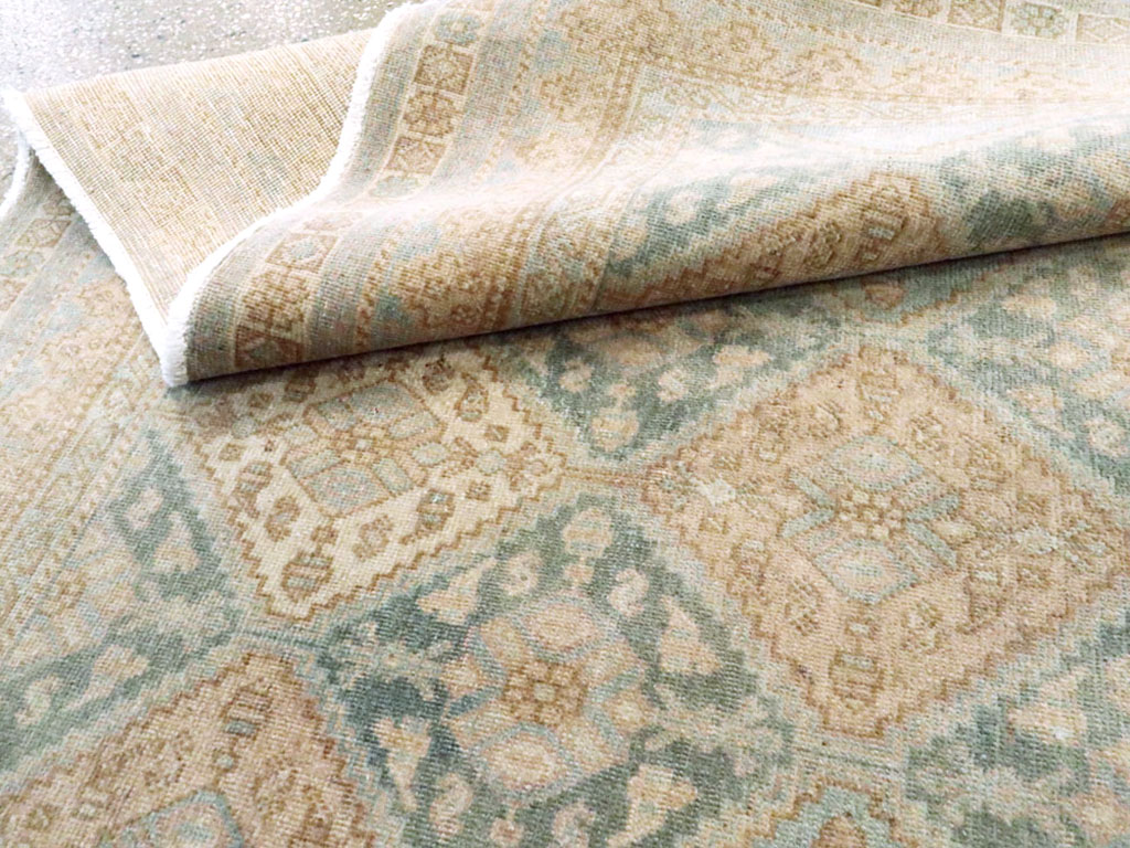 Vintage Persian Afshar Rug, No.25082 - Staging