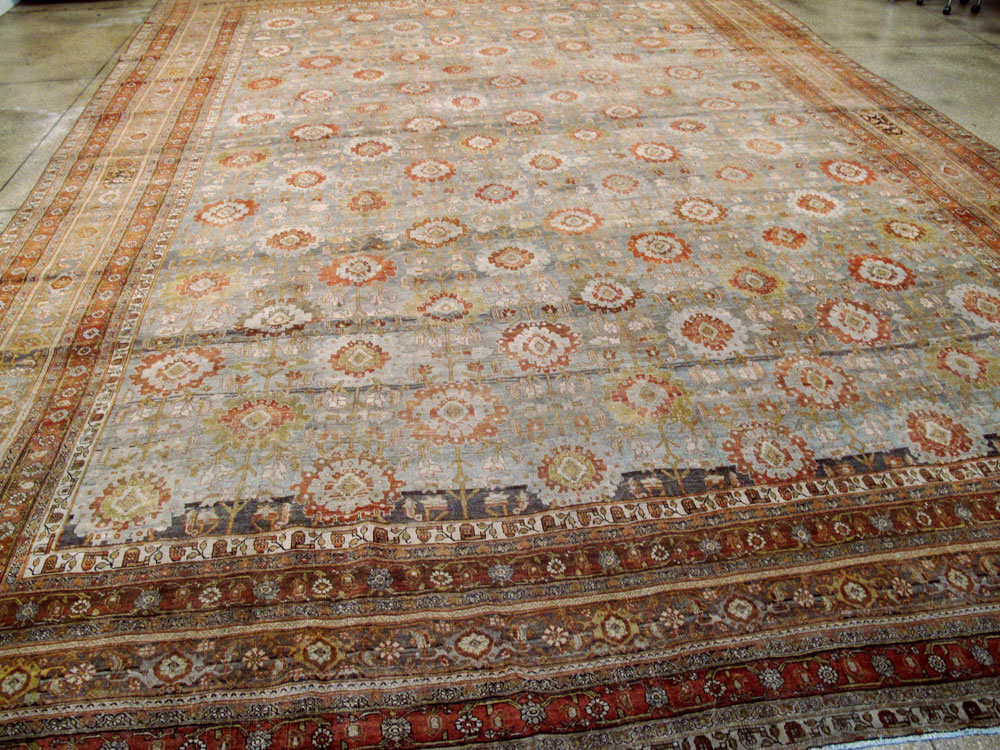 Antique Persian Bidjar Carpet, No.25114 - Staging