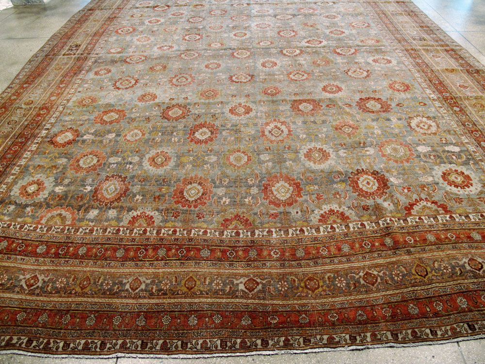 Antique Persian Bidjar Carpet, No.25114 - Staging