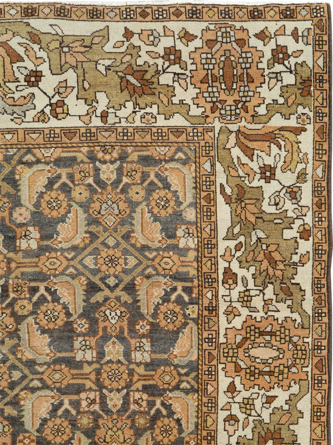 Vintage Persian Malayer Gallery Carpet, No.25115 - Staging