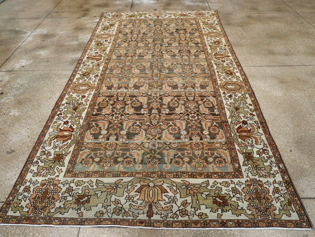 Vintage Persian Malayer Gallery Carpet, No.25115 - Staging