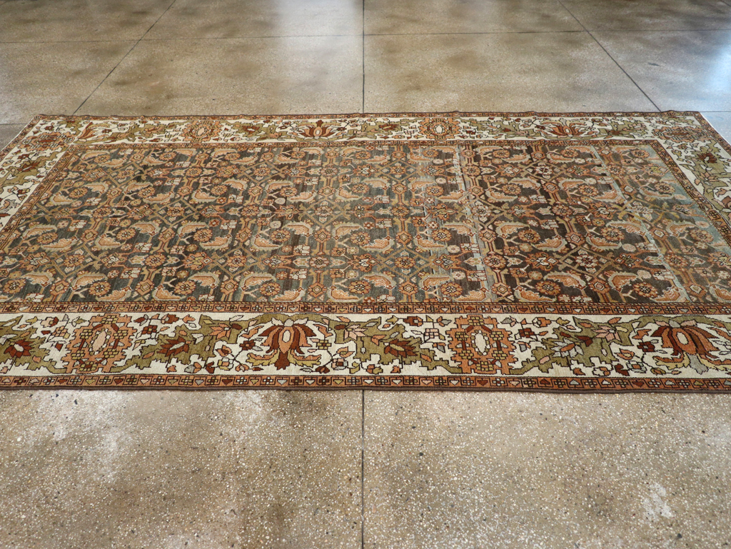 Vintage Persian Malayer Gallery Carpet, No.25115 - Staging