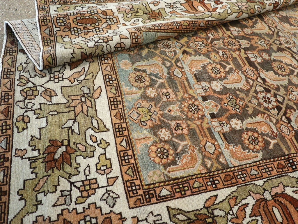 Vintage Persian Malayer Gallery Carpet, No.25115 - Staging