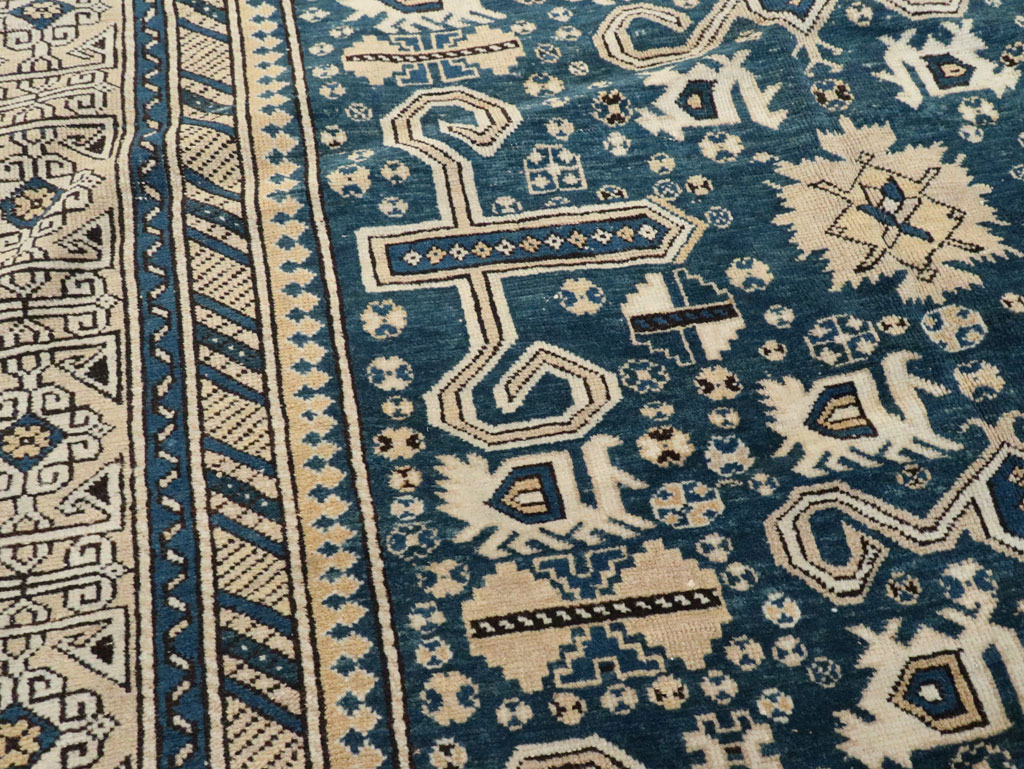 Antique Caucasian Perpedil Rug, No.25117 - Staging