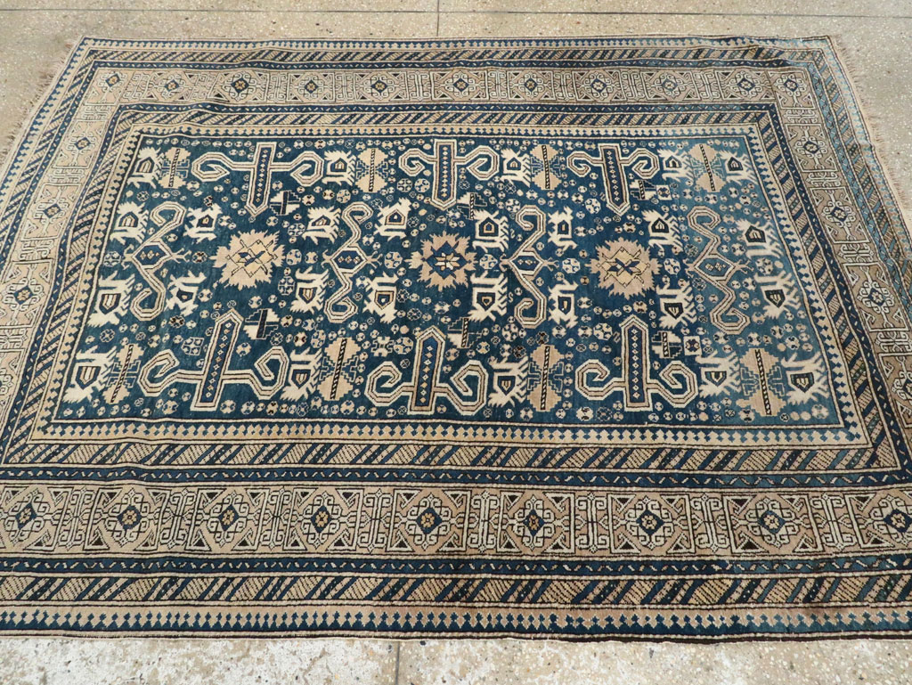 Antique Caucasian Perpedil Rug, No.25117 - Staging