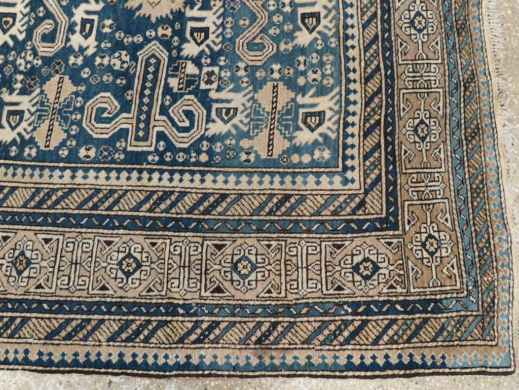 Antique Caucasian Perpedil Rug, No.25117 - Staging