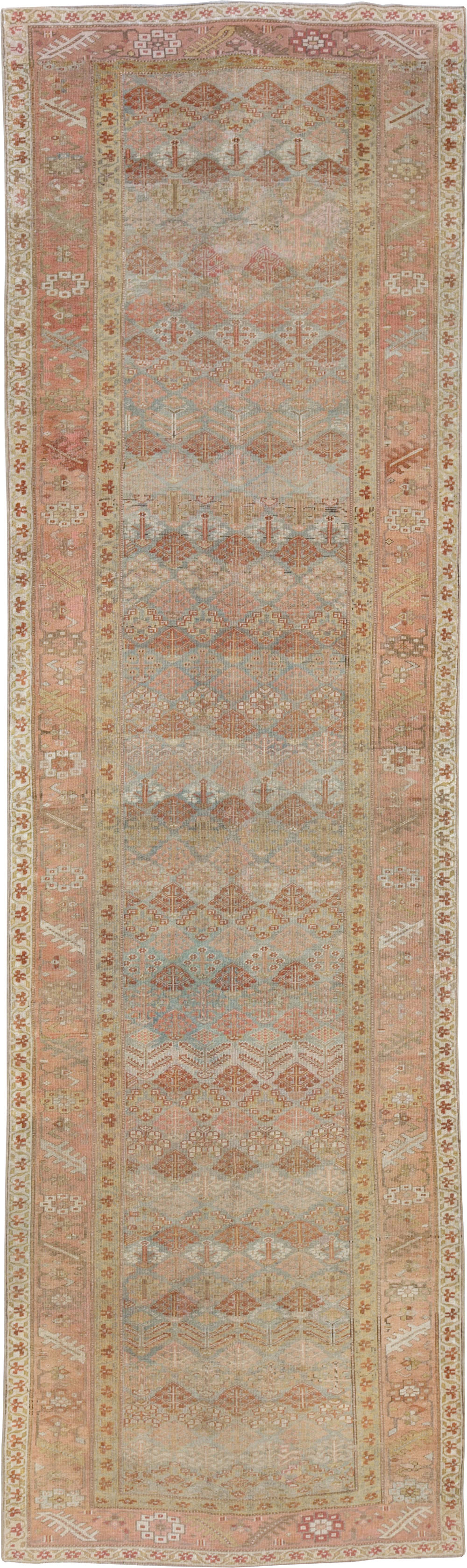 Antique Persian Malayer Wide Gallery Runner, No.25118 - Staging