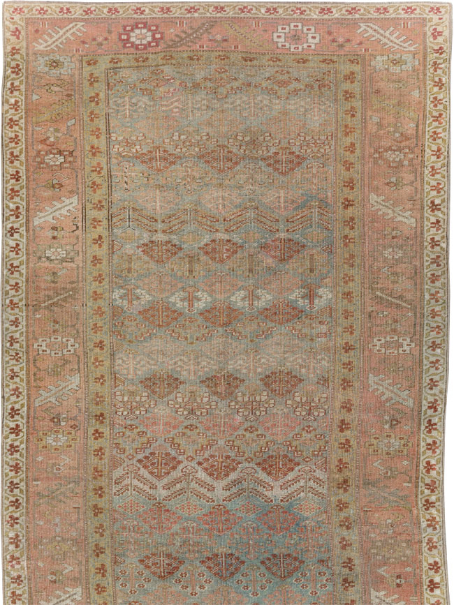 Antique Persian Malayer Wide Gallery Runner, No.25118 - Staging