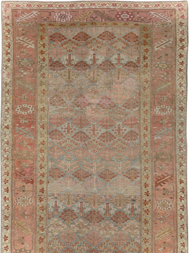 Antique Persian Malayer Wide Gallery Runner, No.25118 - Staging