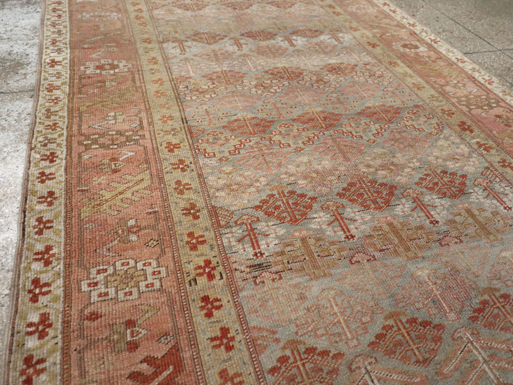Antique Persian Malayer Wide Gallery Runner, No.25118 - Staging