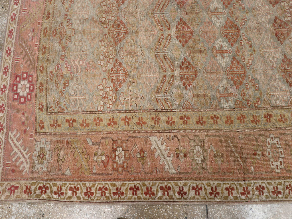 Antique Persian Malayer Wide Gallery Runner, No.25118 - Staging