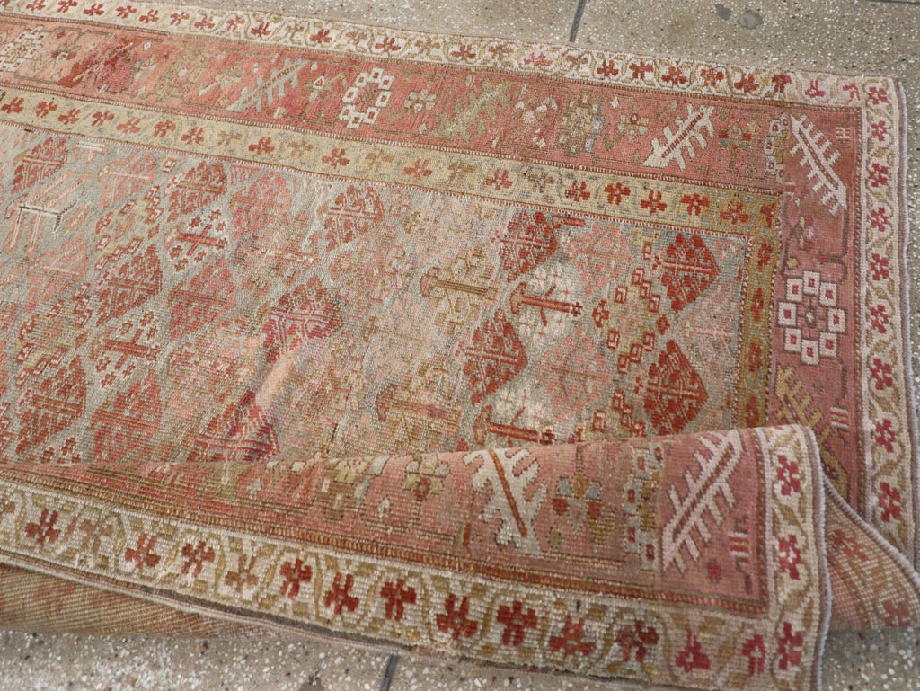 Antique Persian Malayer Wide Gallery Runner, No.25118 - Staging