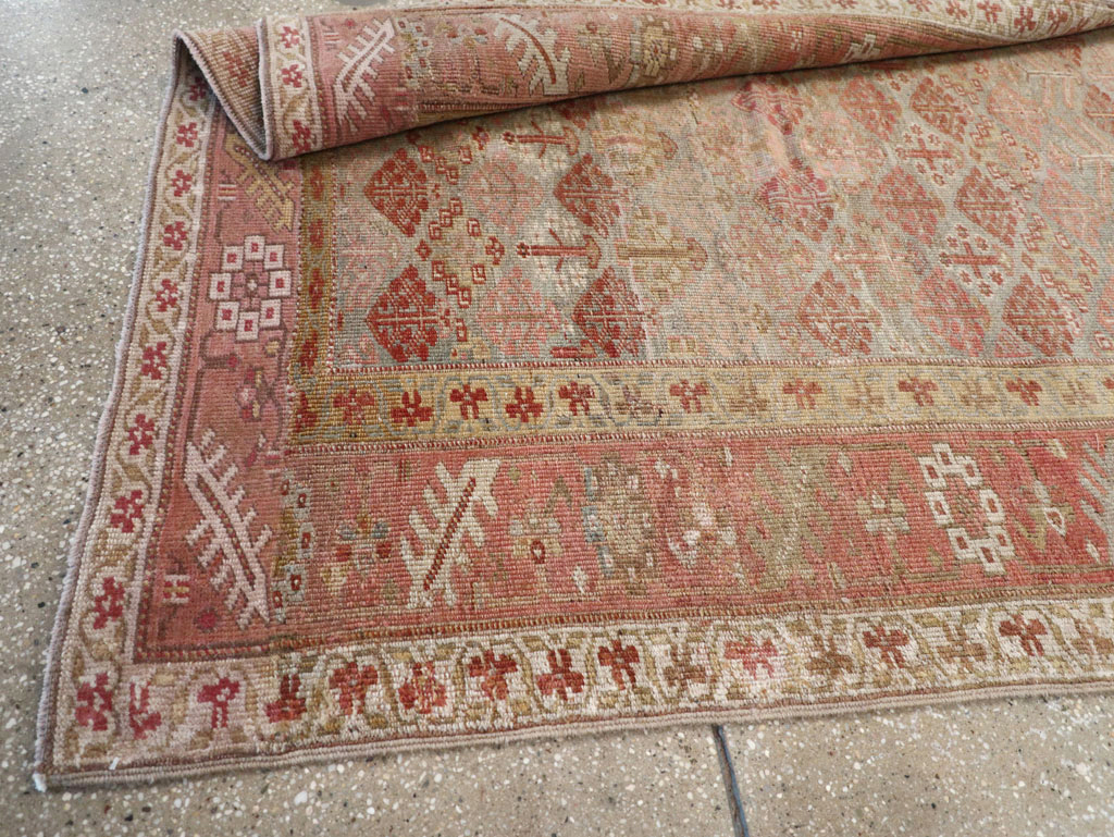 Antique Persian Malayer Wide Gallery Runner, No.25118 - Staging