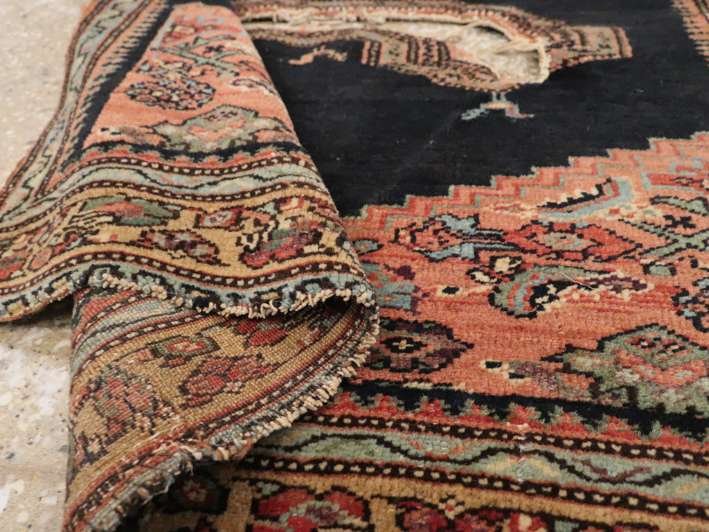 Antique Persian Senneh Bag Face, No.25119 - Staging