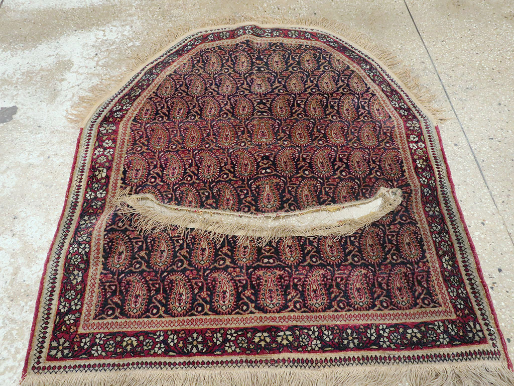 Antique Persian Kerman Saddle Cover, No.25120 - Staging