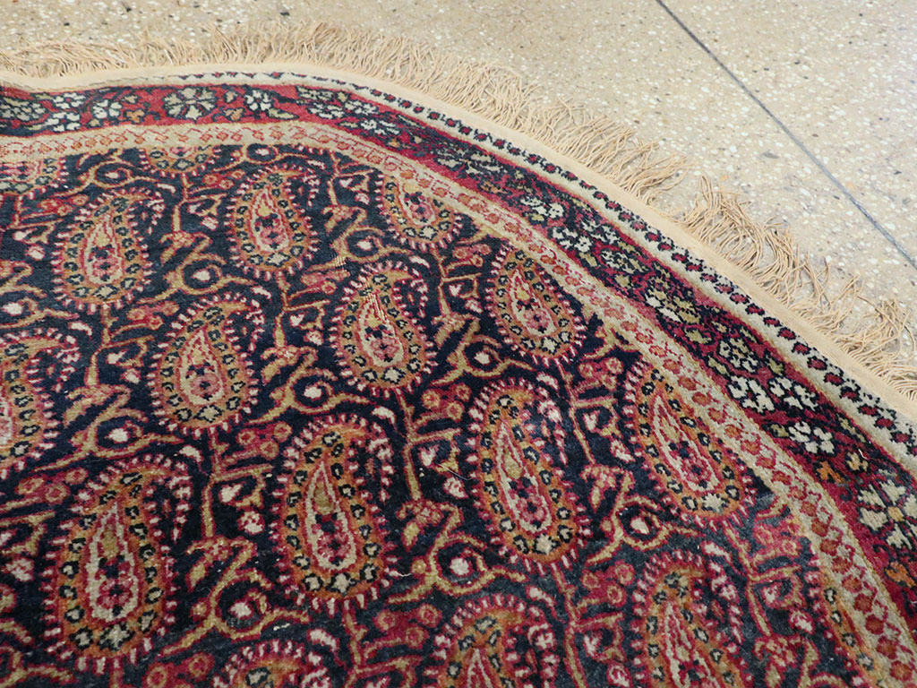 Antique Persian Kerman Saddle Cover, No.25120 - Staging
