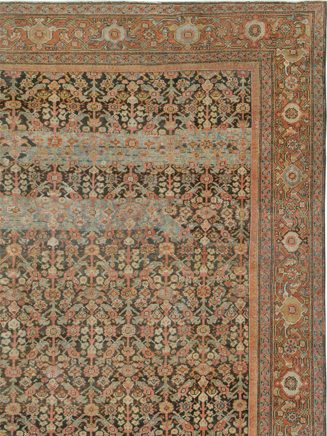 Antique Persian Fereghan Carpet, No.25123 - Staging