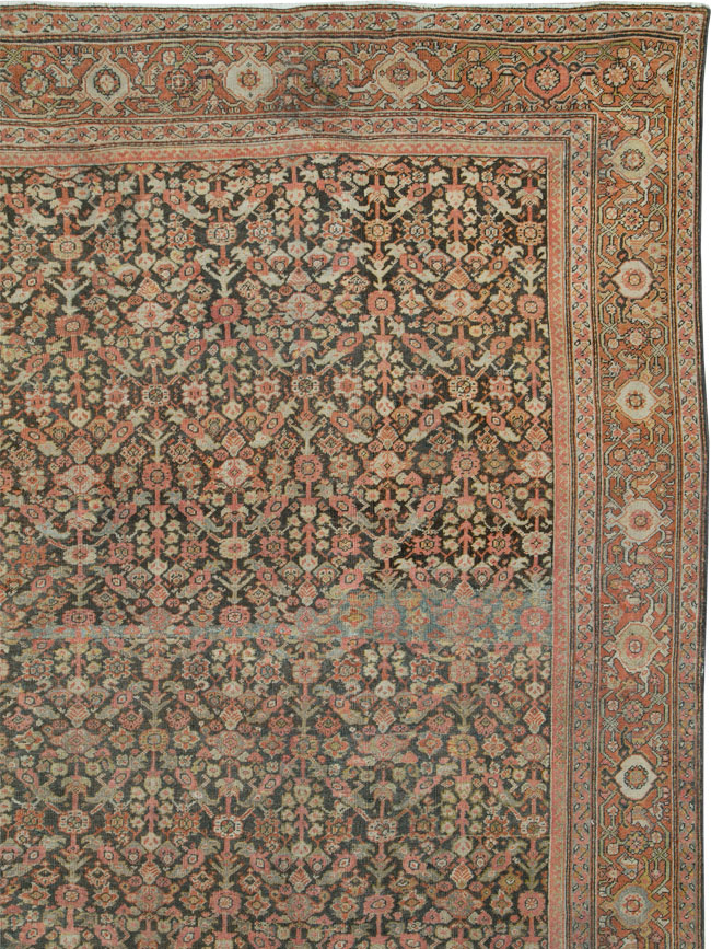 Antique Persian Fereghan Carpet, No.25123 - Staging