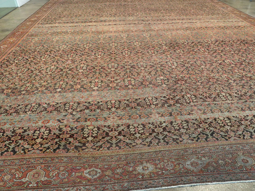 Antique Persian Fereghan Carpet, No.25123 - Staging
