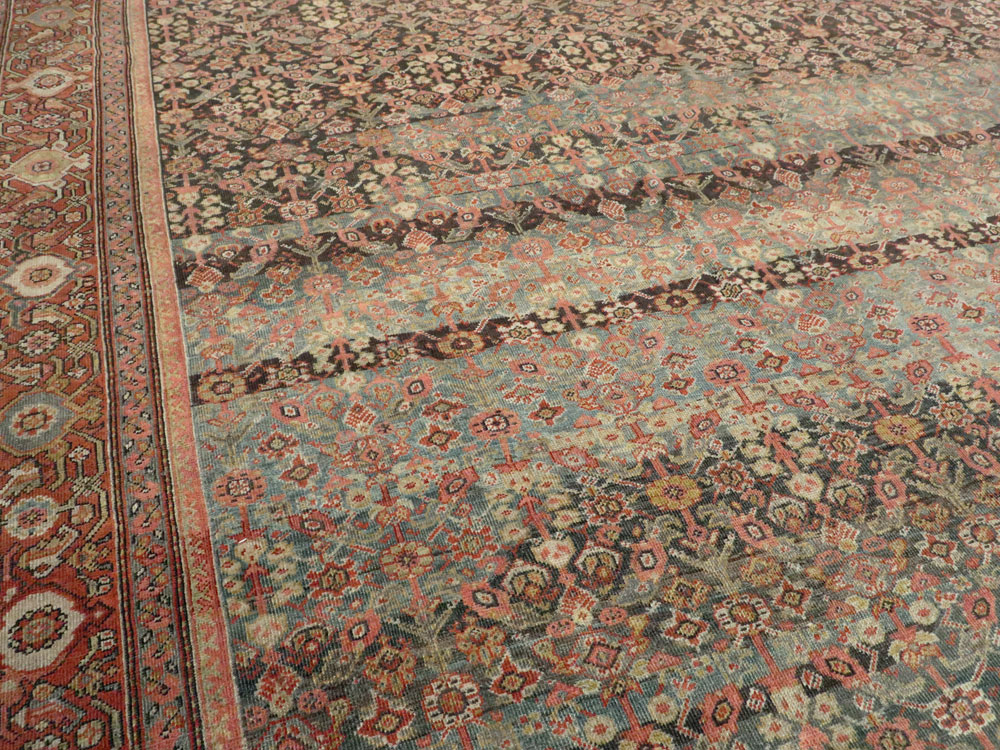Antique Persian Fereghan Carpet, No.25123 - Staging
