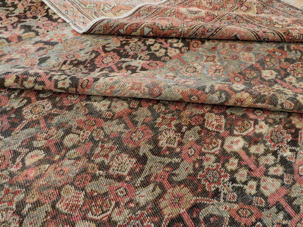 Antique Persian Fereghan Carpet, No.25123 - Staging