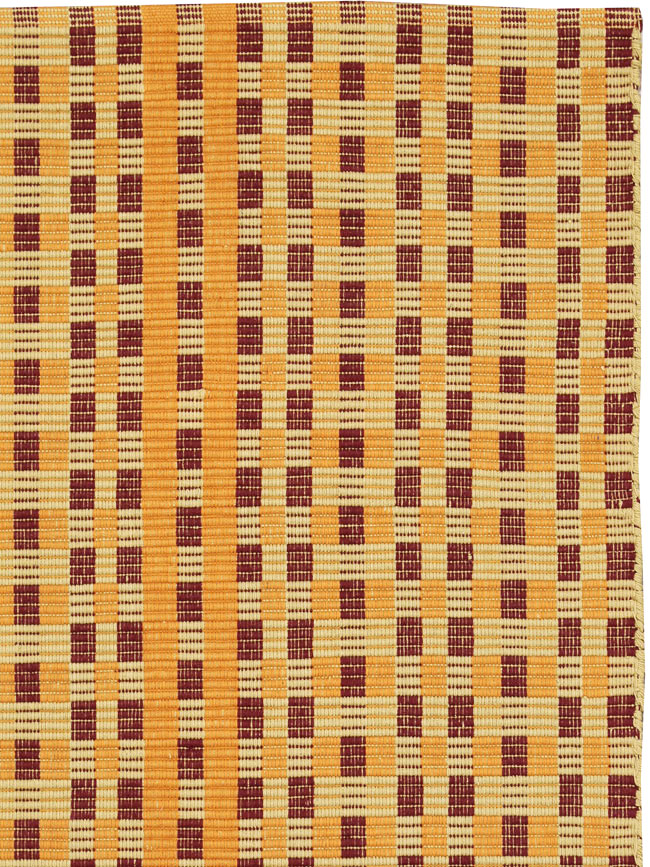 Vintage European Flatweave Kilim, No.25138 - Staging