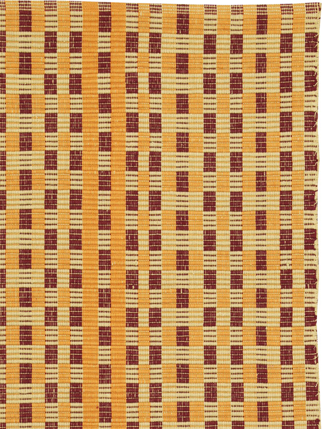 Vintage European Flatweave Kilim, No.25138 - Staging