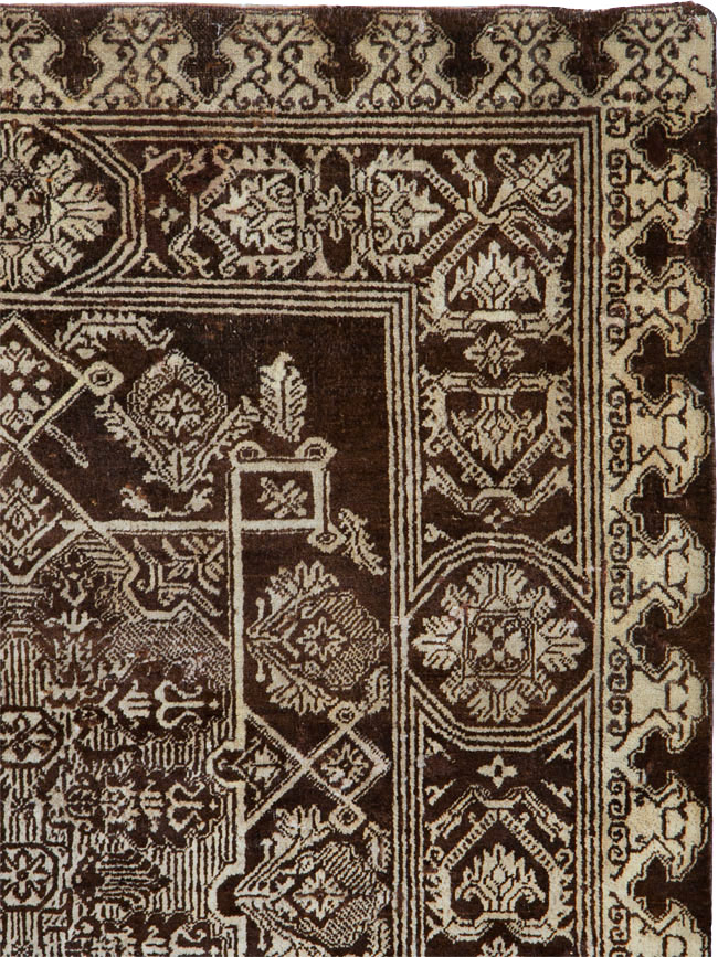 Antique Indian Agra Rug, No.25143 - Staging