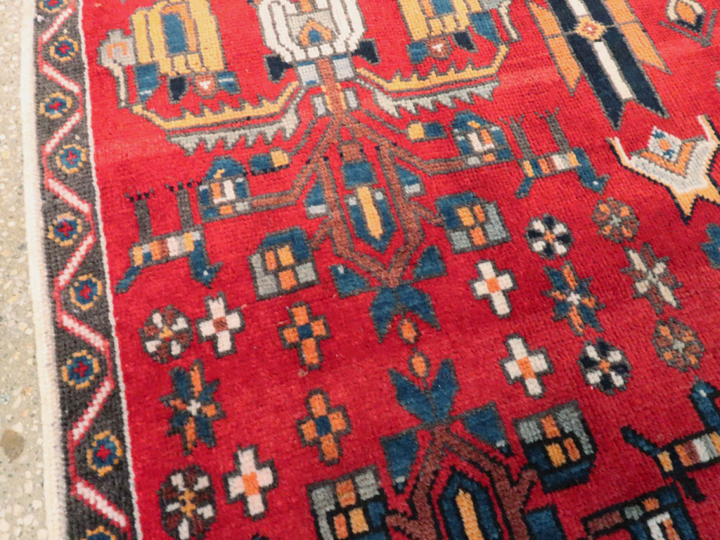 Vintage Persian Tabriz Carpet, No.25162 - Staging